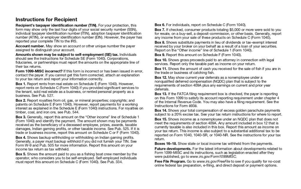 Form 1099-MISC